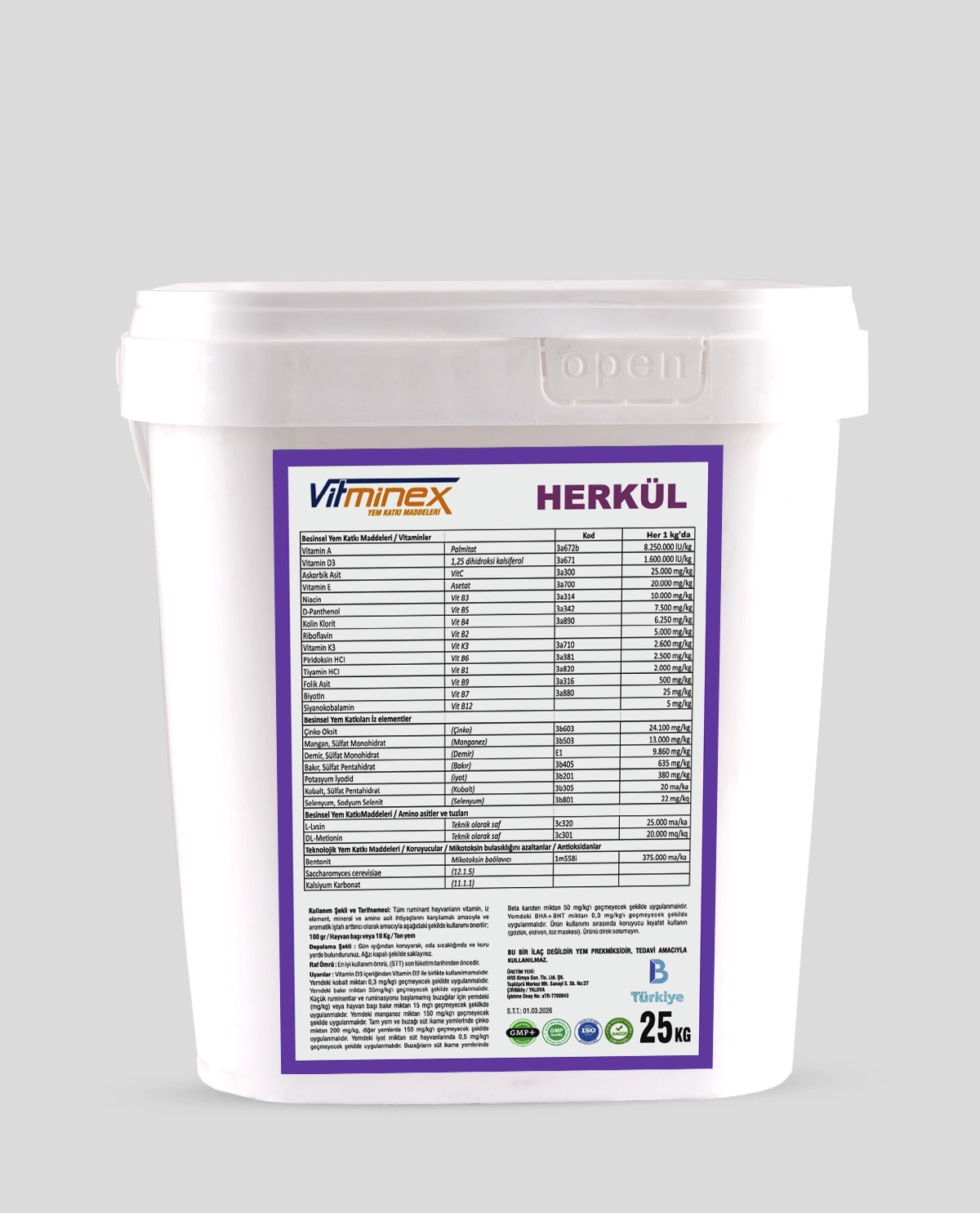 HERKÜL YEM KATKI MADDESİ